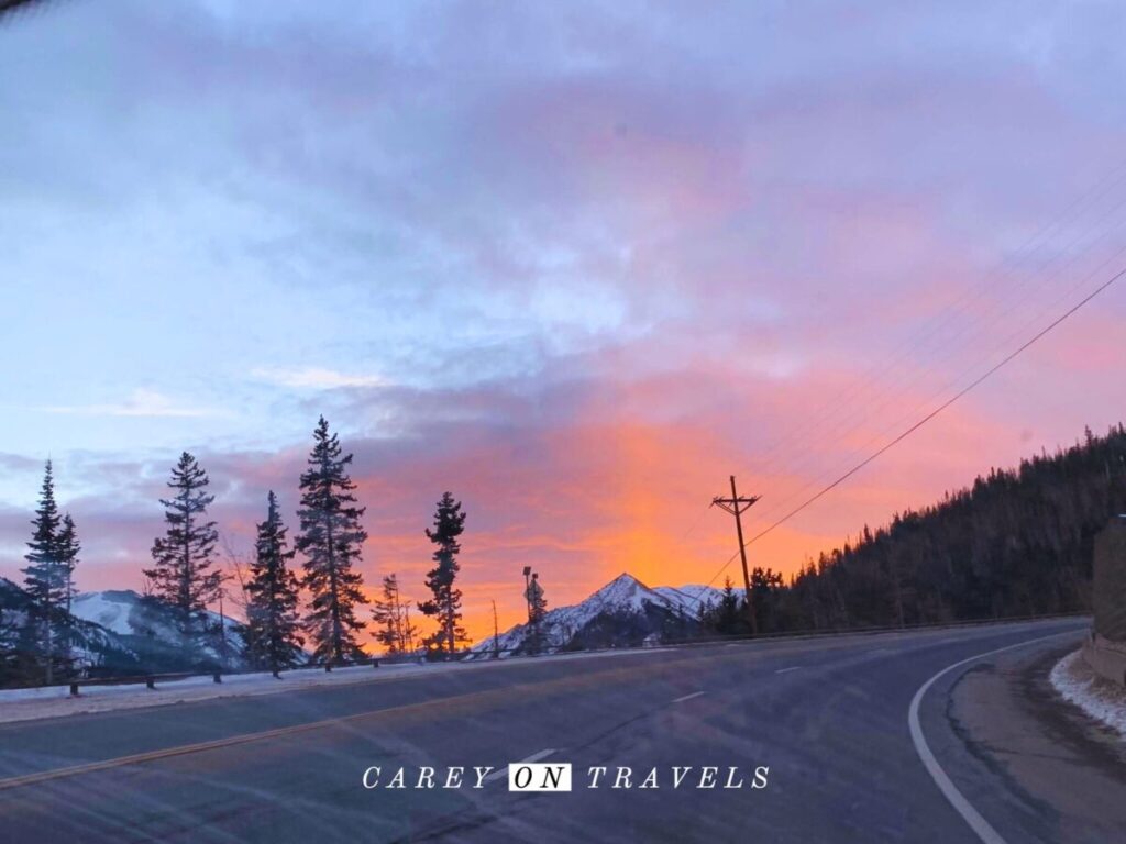 Driving Berthoud Pass in December