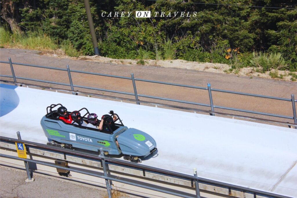 Unique Things to do Park City: Bobsledding Utah Olympic Park