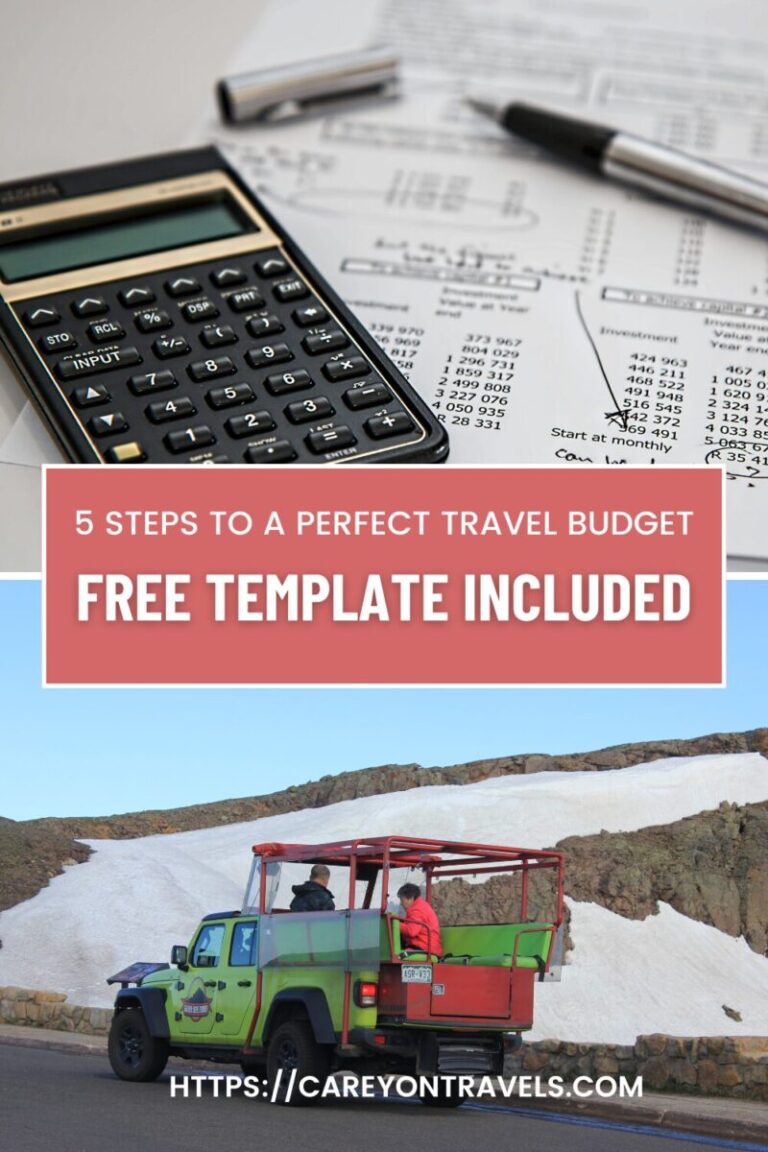 How to Calculate Your Trip Budget in 5 Easy Steps - Carey On Travels
