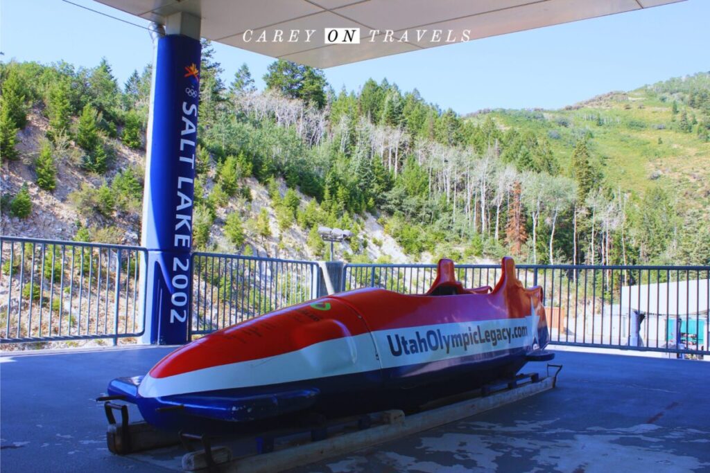 Utah Olympic Park bobsled