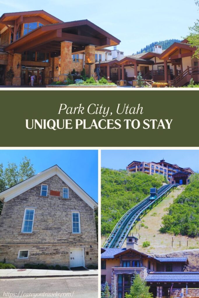 Unique Places to Stay Park City Utah pin2