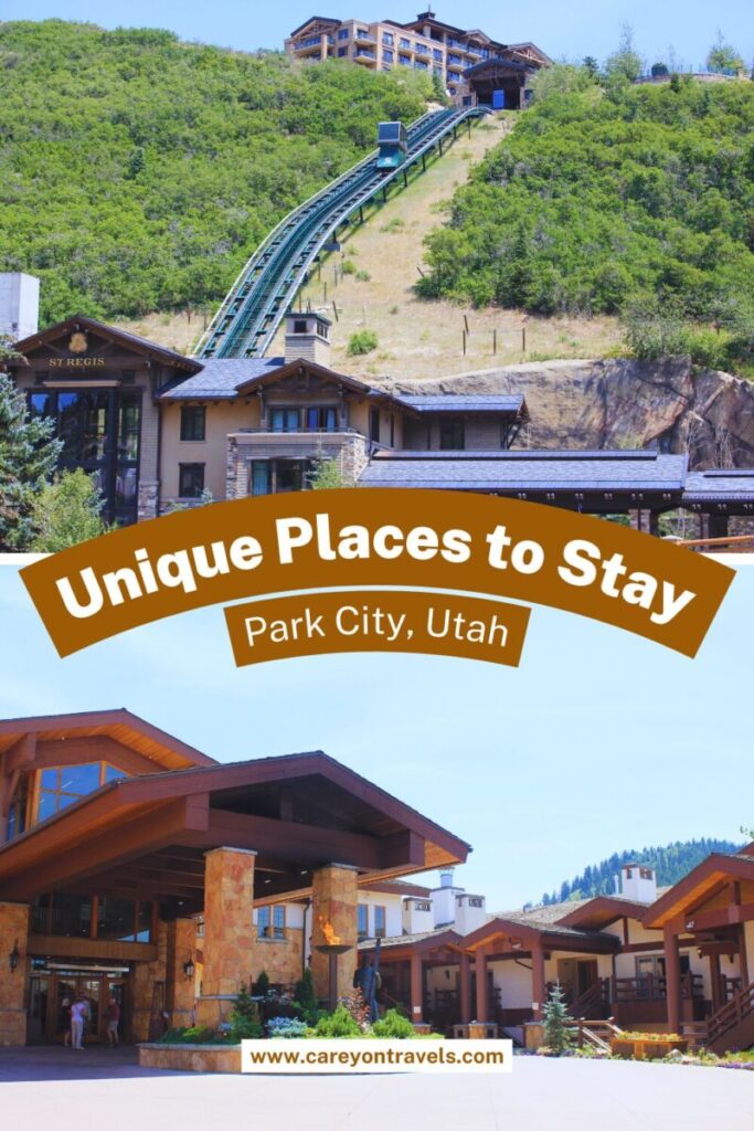 Unique places to stay in Park City Utah pin3