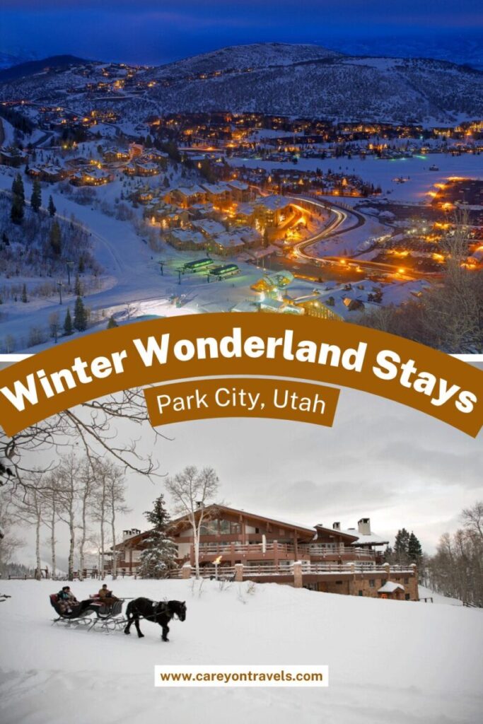 Unique places to stay in Park City, Utah pin4