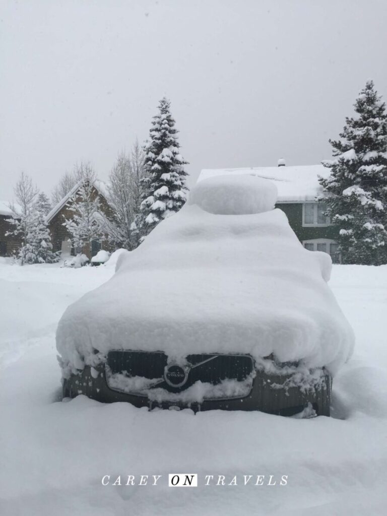 Snow Day in December in Crested Butte