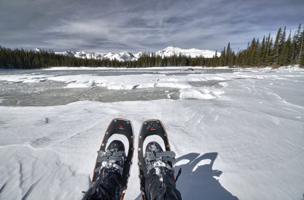 Snowshoeing Brainard Lake west of Boulder, photo credit Shannon Dizmang on Flickr