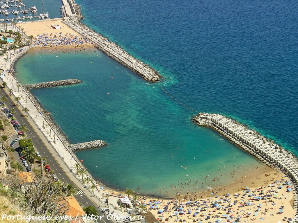 Praia Artificial da Calheta, photo credit Vitor Oliveira on Flickr