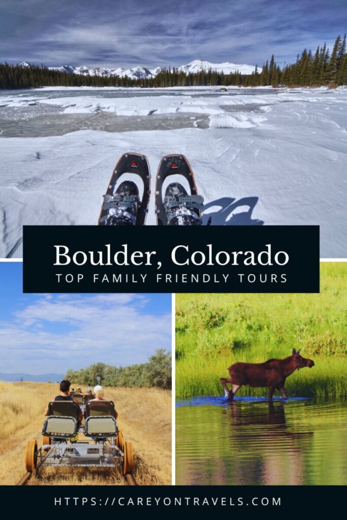 Boulder tours pin2, snowshoe photo credit Shannon Dizmang on Flickr