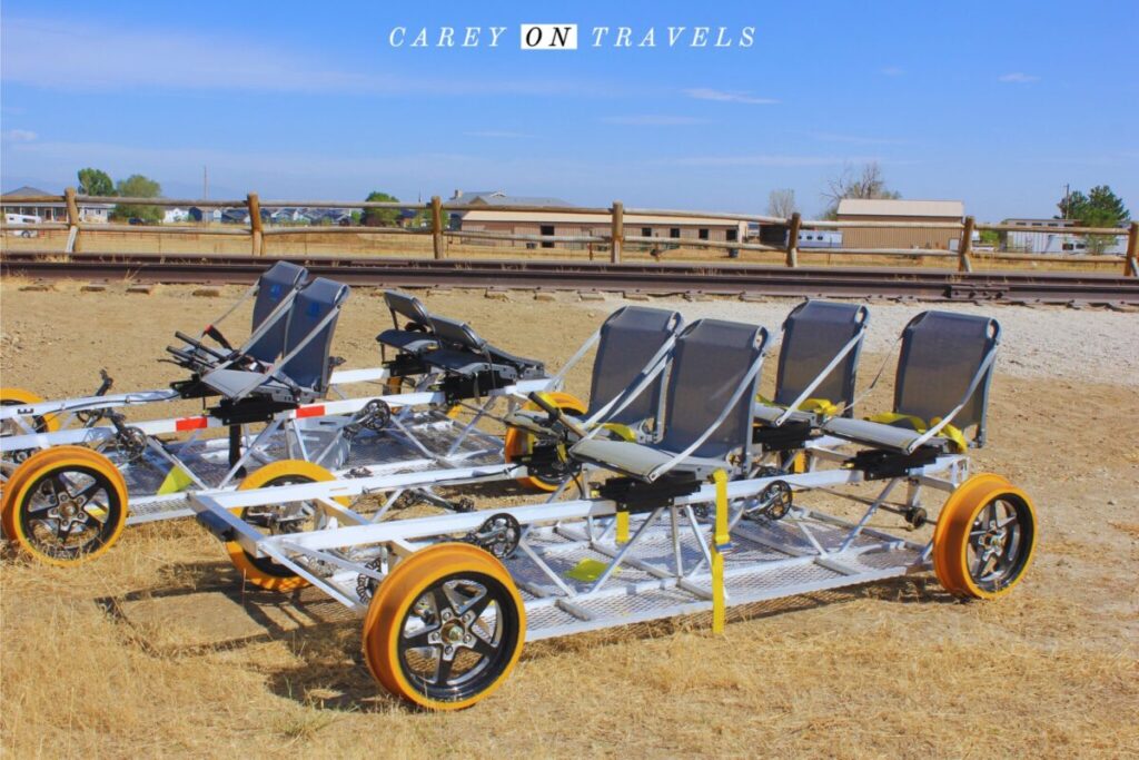 Railbikes in Erie, Colorado