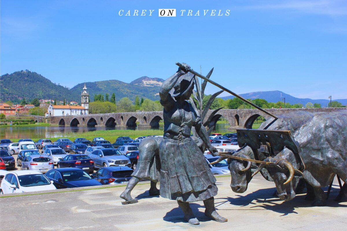 Parking in Ponte de Lima, Portugal