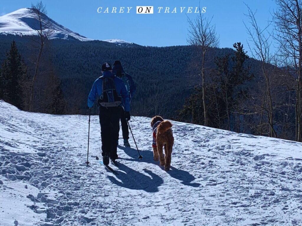 Cross country and snowshoe to Baker's Tank near Breckenridge