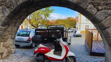 Creative parking in Portugal