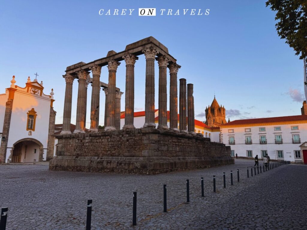 Roman Temple in Evora, Portugal