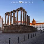 Roman Temple in Evora, Portugal