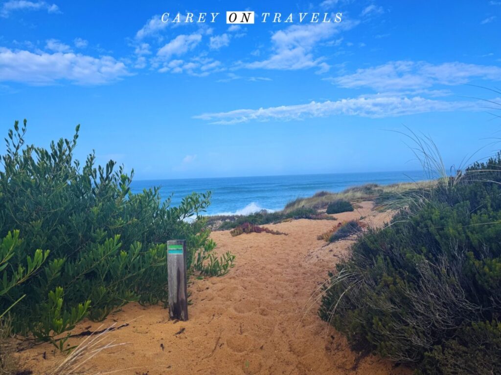 Sandy trail north of Almograve