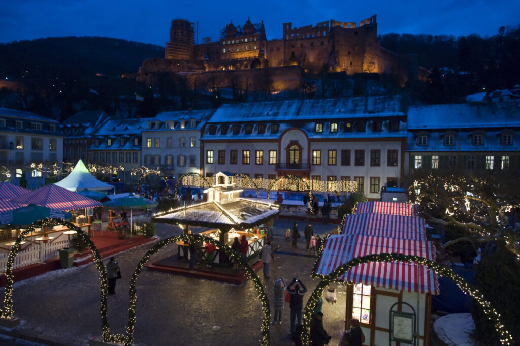 Heidelberg Weihnachtsmarkt (Christmas Market), photo credit Heidelberg Marketing GmbH on Flickr