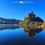 Almourol Castle in Praia do Ribatejo Portugal