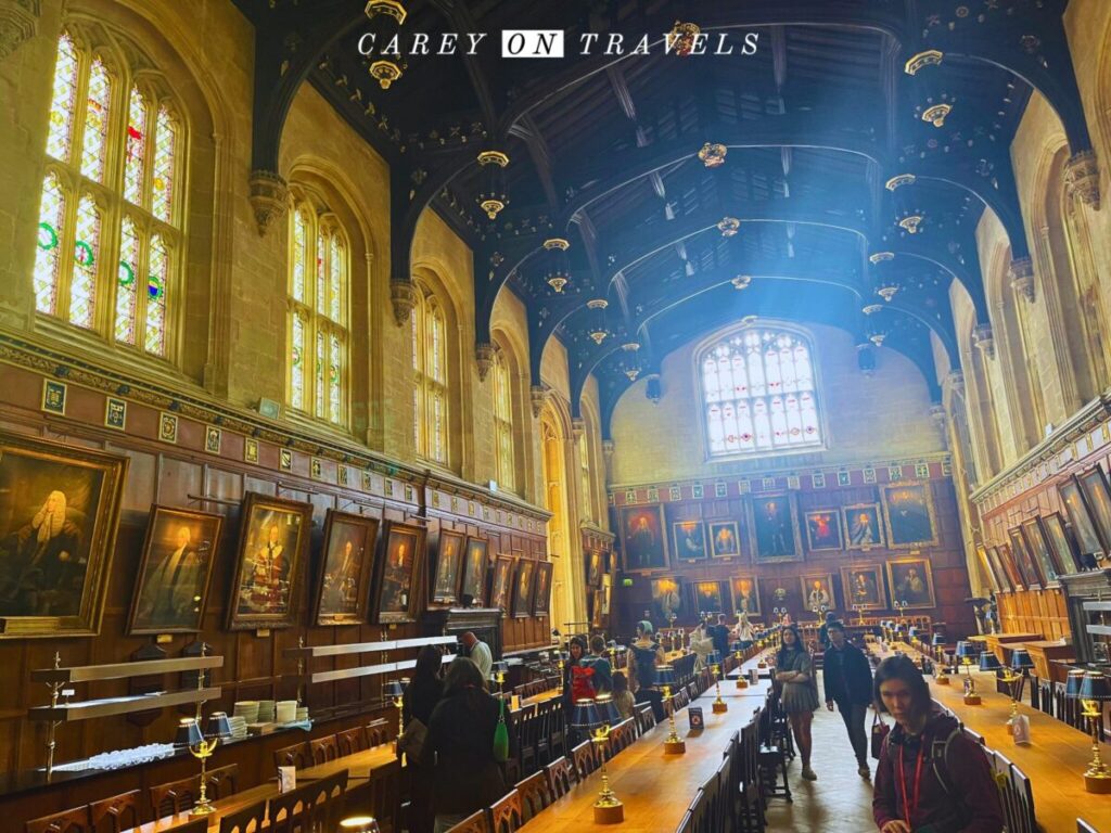 The Iconic Christ Church Dining Hall in Oxford