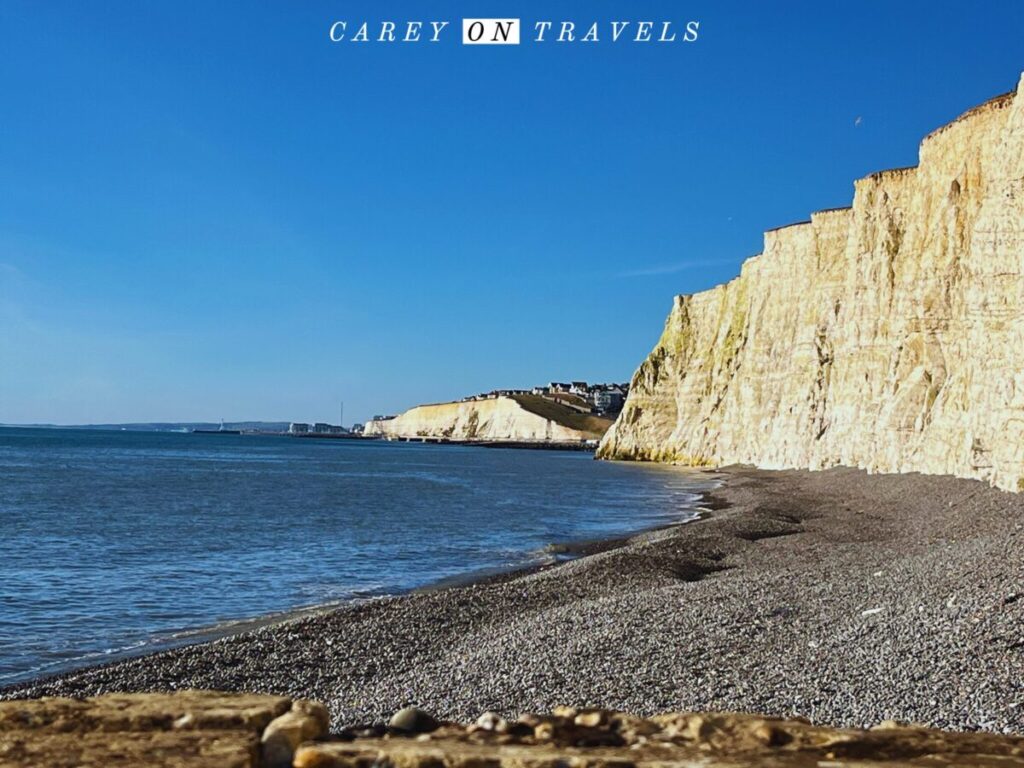 Cliffs along the Coastal Path near Brighton UK