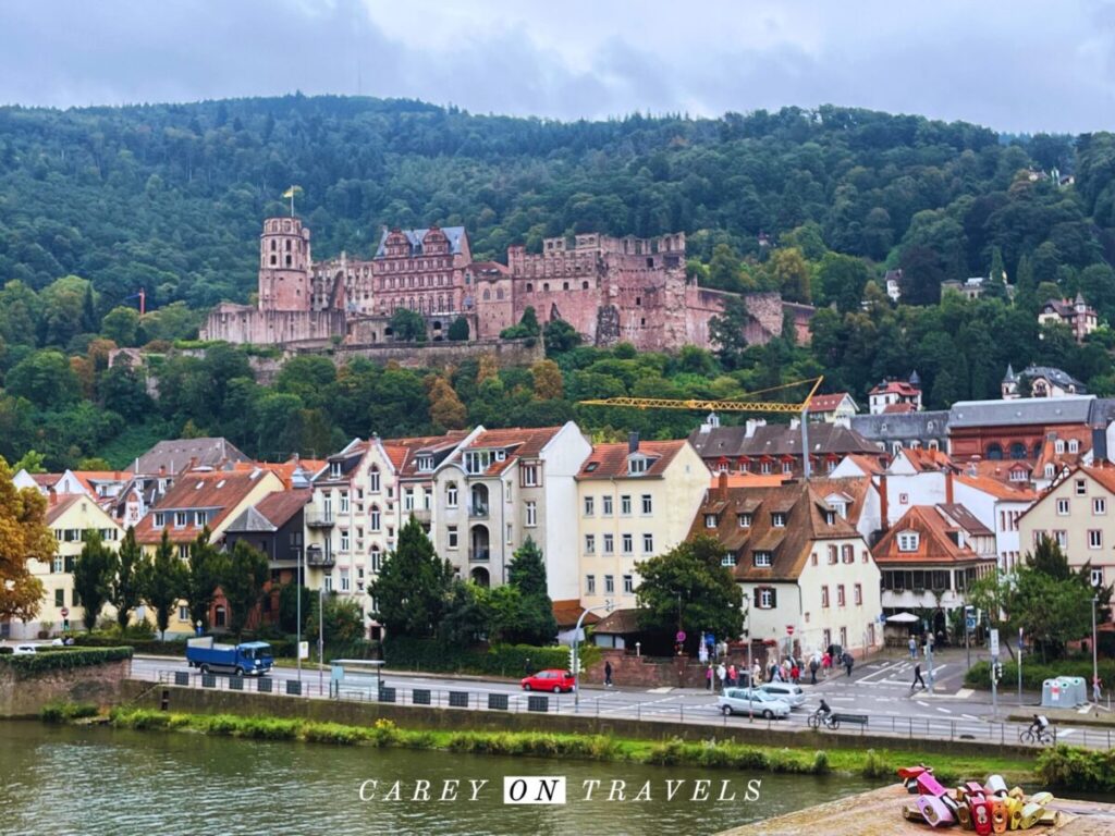 Heidelberg Castle from the Alte Brücke