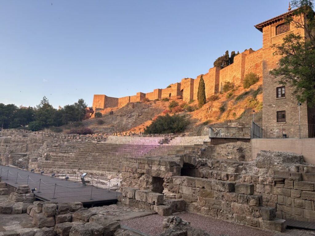 Málaga Roman Theater, photo credit Vanessa Morgan of Traveling Cats