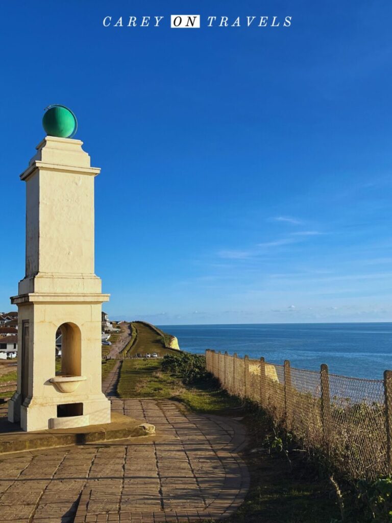 Meridian Monument along the Coastal Path England