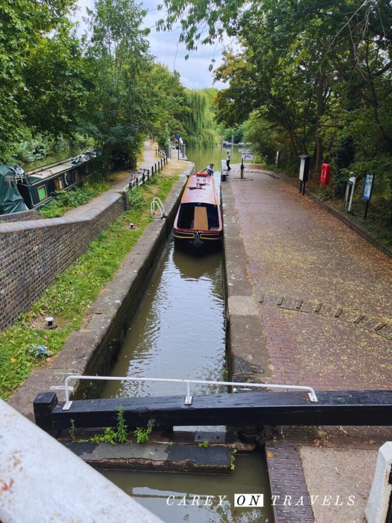 Isis Lock on Oxfords Canals towards Jericho