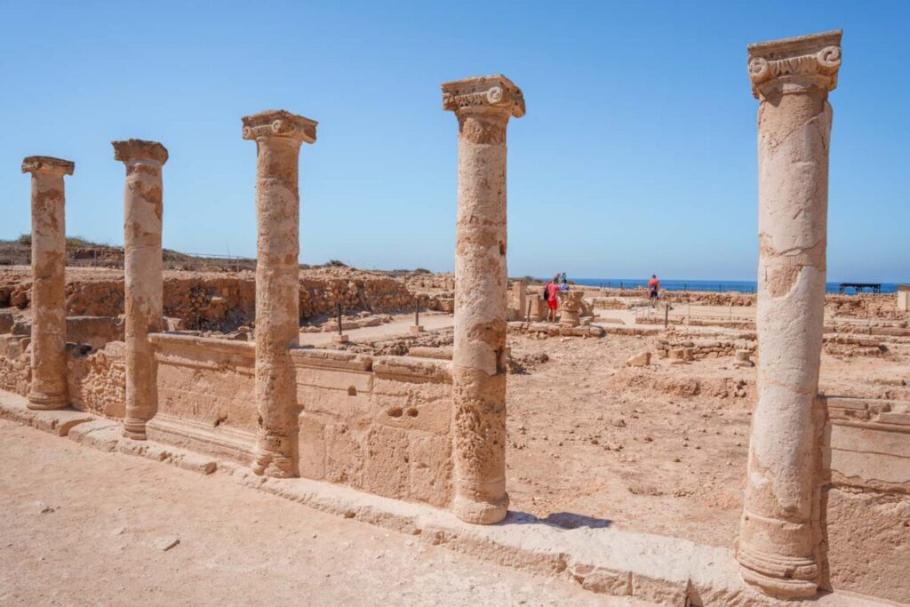 Roman Ruins in Paphos Cyprus, photo credit Renting a Car in Europe 101