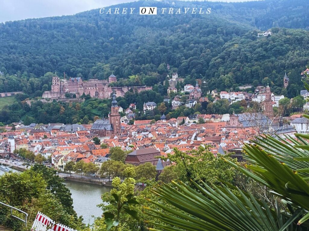 View from the Philosophenweg Heidelberg