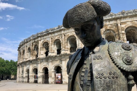 Roman Amphitheater in Nîmes, France, photo credit Lisa Garrett of Waves and Cobblestones