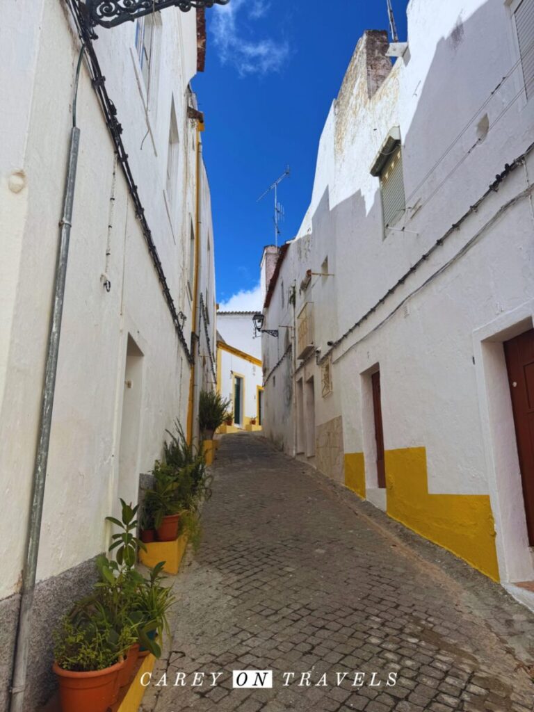 Wandering the narrow streets of Elvas Portugal