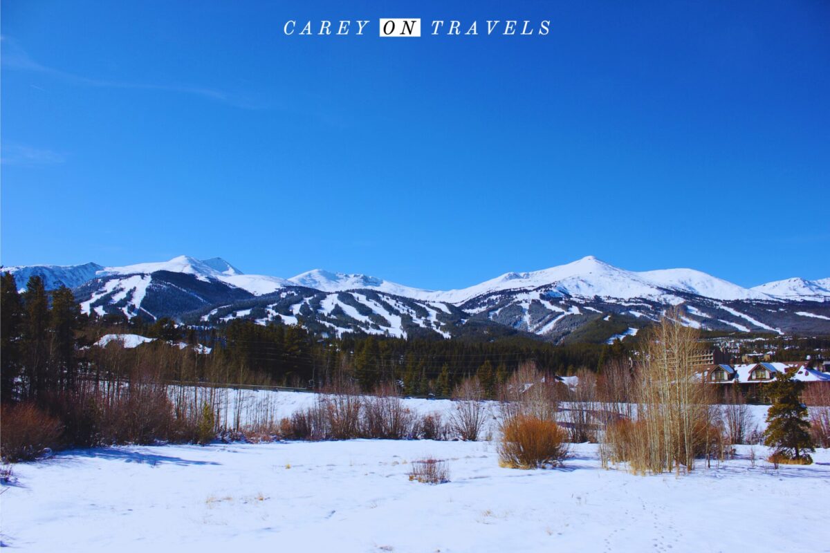 View over Breckenridge from the Ice Arena