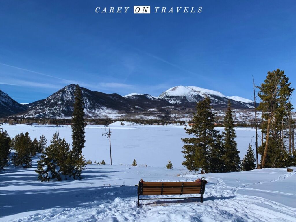 Cross country skiing at Frisco Nordic near Lake Dillon