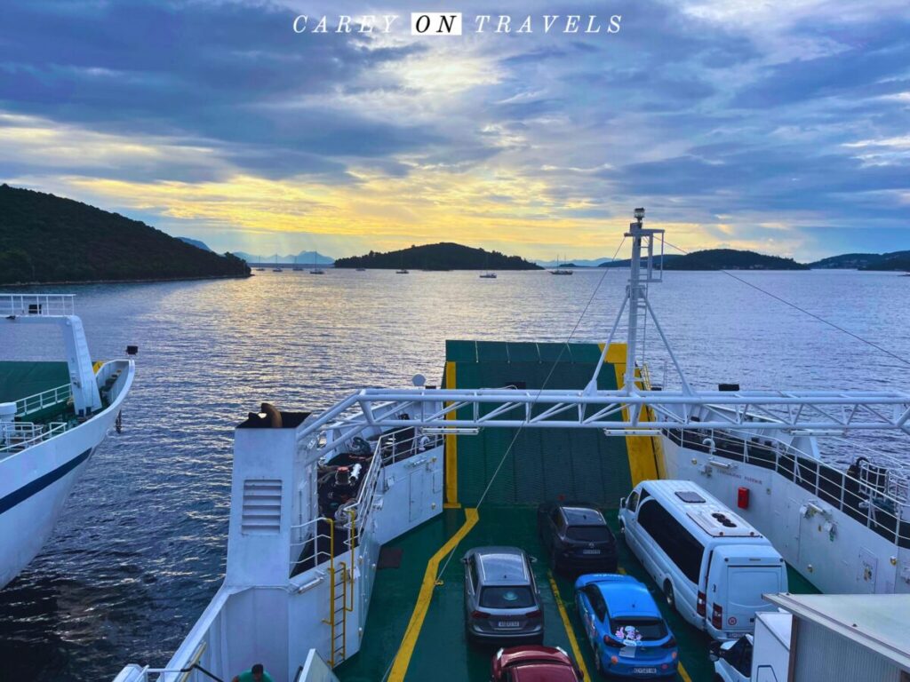 Car Ferry in Croatia