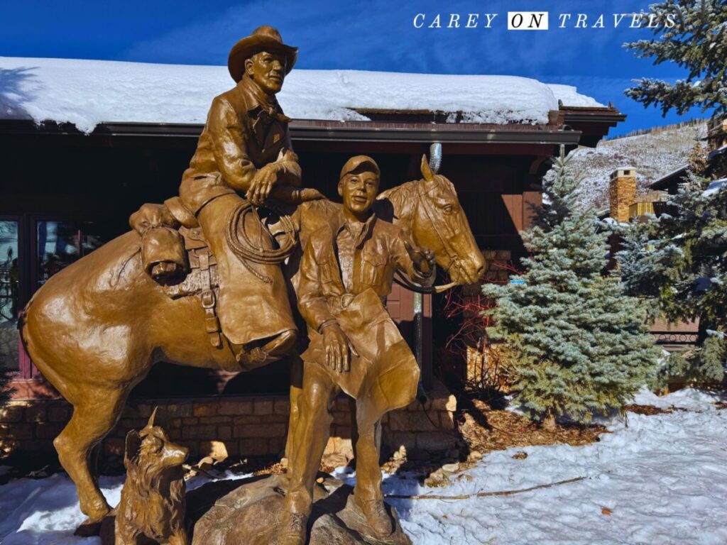 Miners Statue in Vail Village