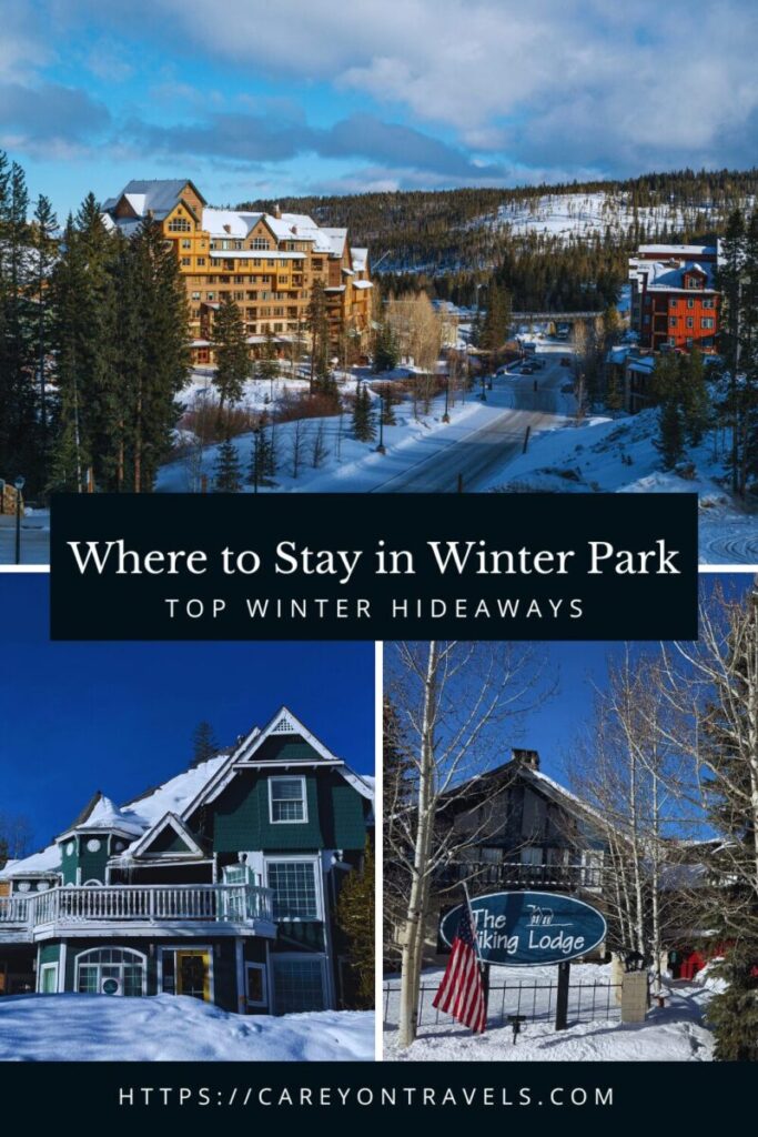 Unique places to stay in Winter Park Colorado pin2. Zephyr photo credit), photo credit Chris F on Pexels