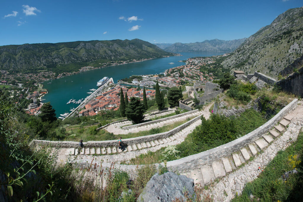 View from the Ladder of Kotor, photo credit Louis Vest on Flickr