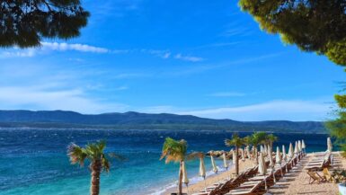 Beach in Bol, Brac, Croatia