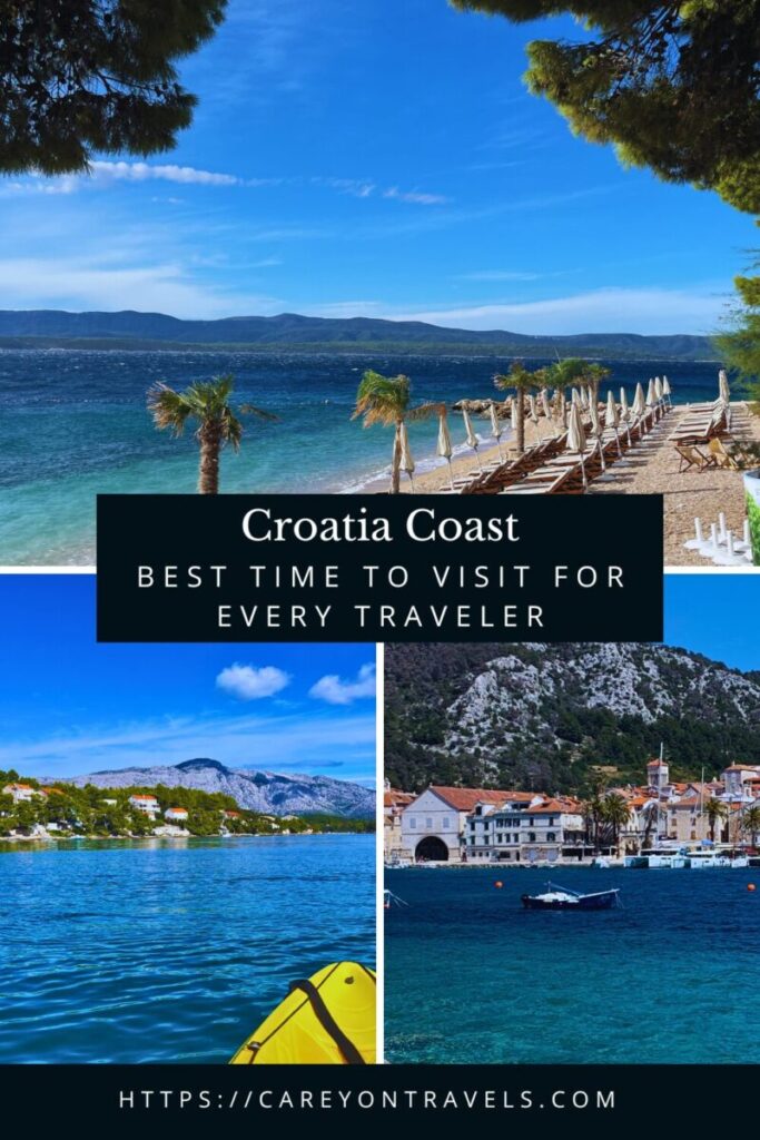 Best Time to Visit Croatia Coast pin1