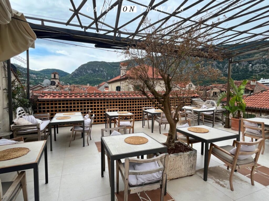 Hotel Hippocampus Breakfast Terrace Kotor