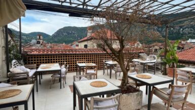 Hotel Hippocampus Breakfast Terrace Kotor