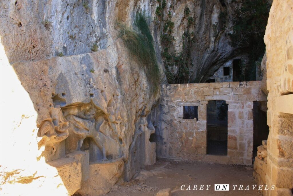 Dragon's Cave above Murvica near Bol on Brač Island