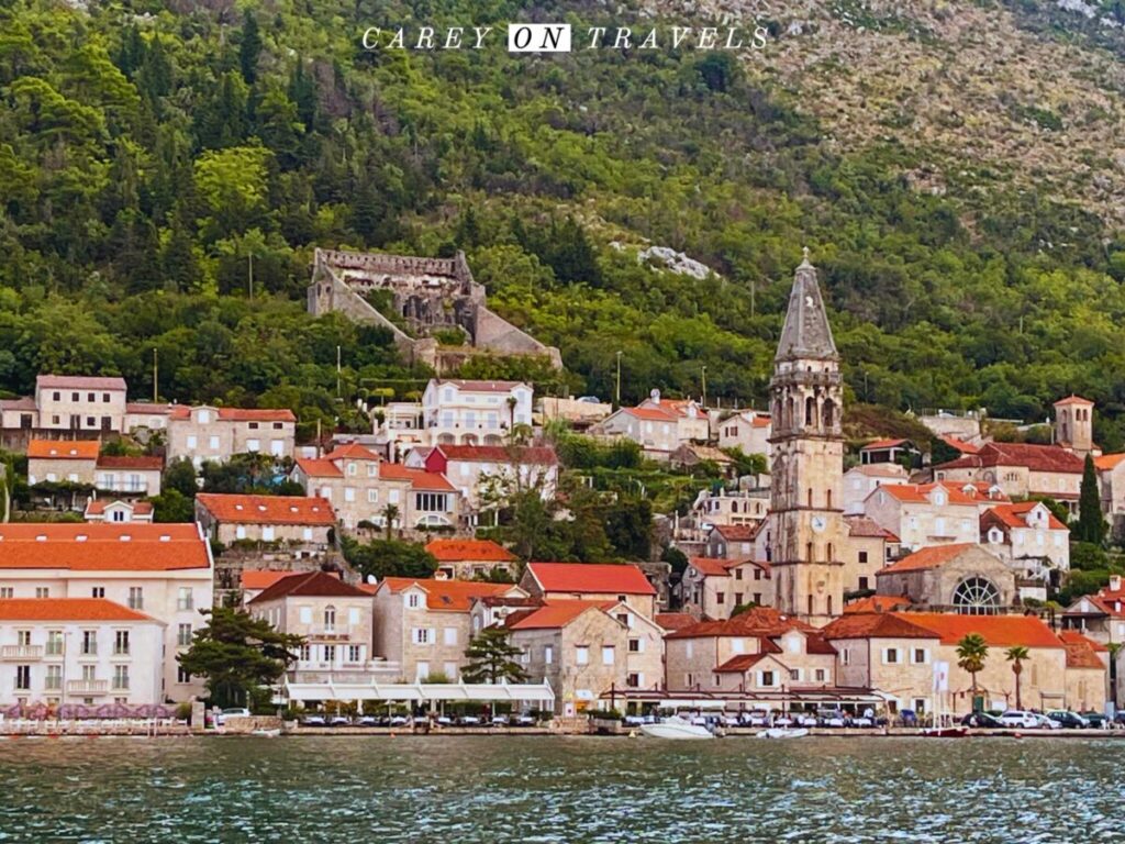 Perast Old Town and Clock Tower