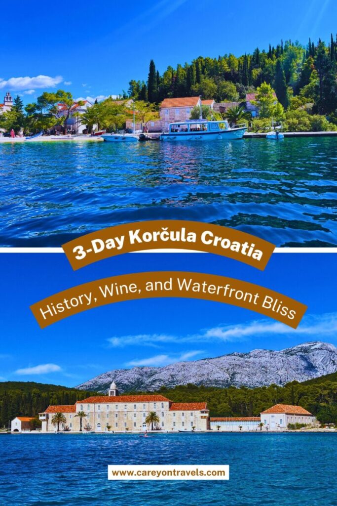 3 days in Korcula pin2