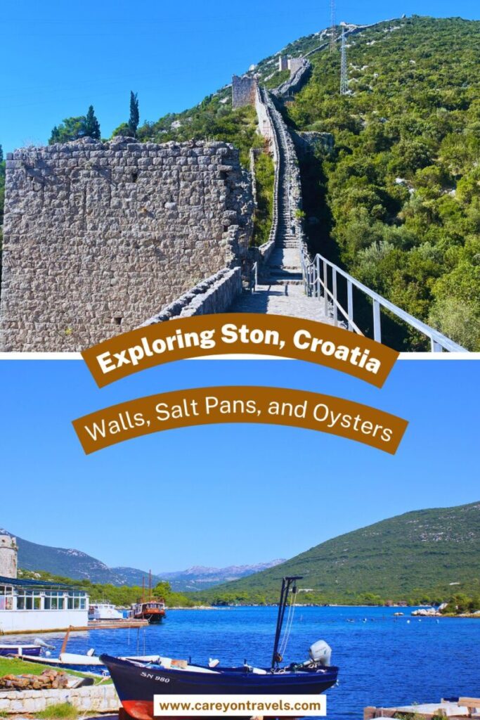 Wall of Ston Croatia pin2