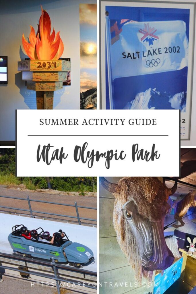 Utah Olympic Park summer activities pin1