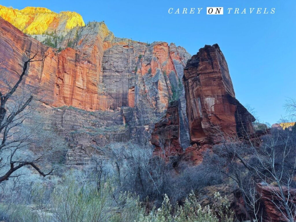 Zion Canyon near Angel's Landing