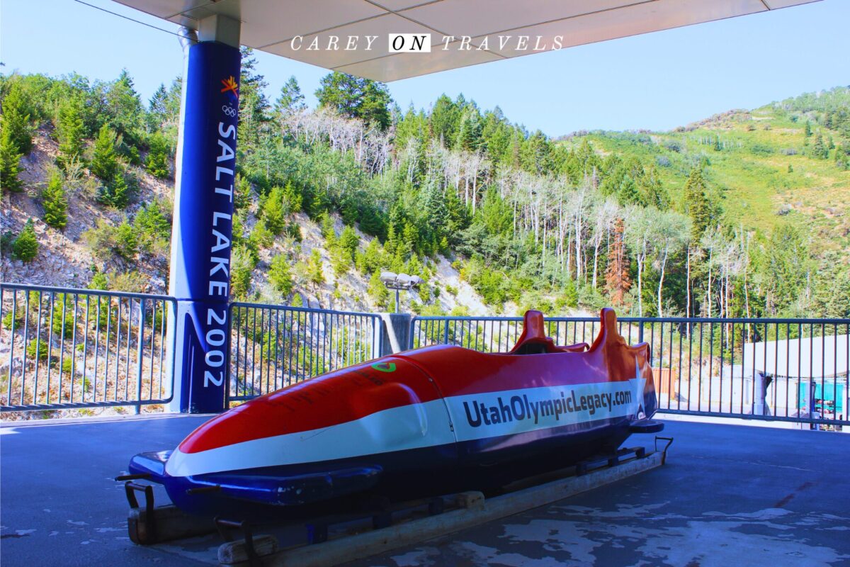 Utah Olympic Park bobsled