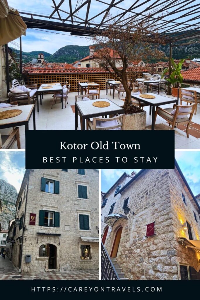 Kotor Old Town Places to Stay pin3