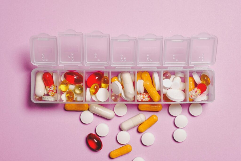 Photo by Anna Shvets: https://www.pexels.com/photo/clear-plastic-container-and-medicine-capsule-3683051/