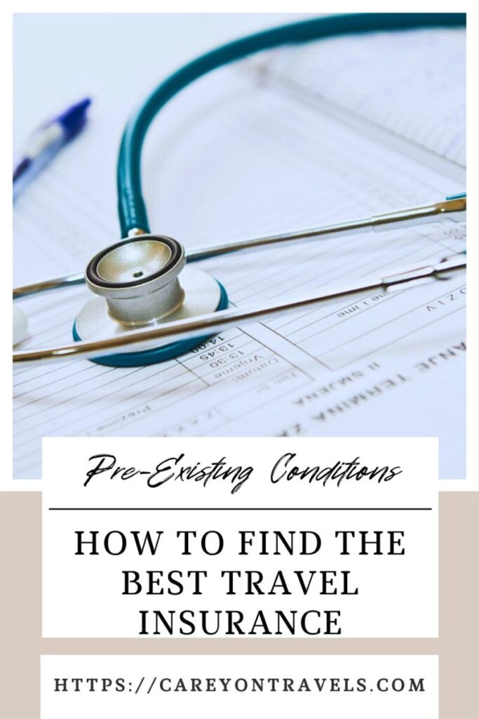 Travel medical insurance for pre-existing conditions pin2